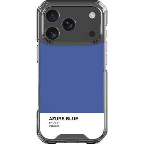 Azure Blue iPhone 18 Pro Clear Case