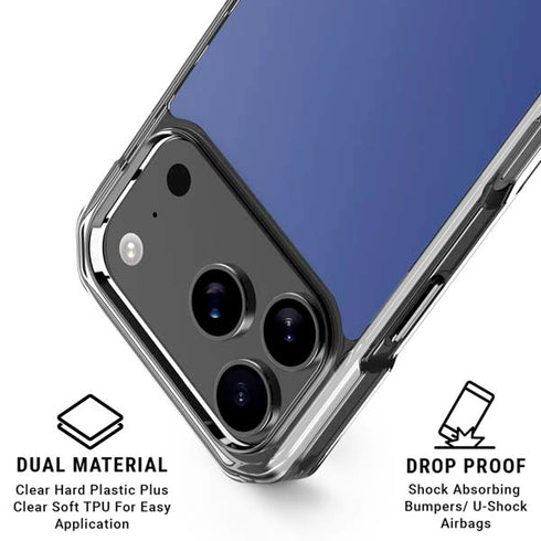 Azure Blue iPhone 18 Pro Clear Case