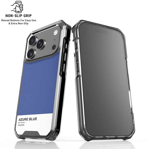 Azure Blue iPhone 18 Pro Clear Case