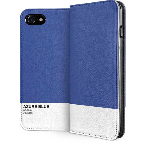 Azure Blue iPhone SE (2nd & 3rd Gen) Folio Case