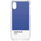 Azure Blue iPhone XS Clear Case