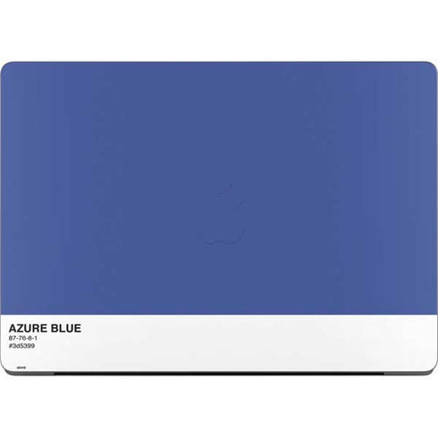Azure Blue Apple MacBook Pro 14-inch Skin