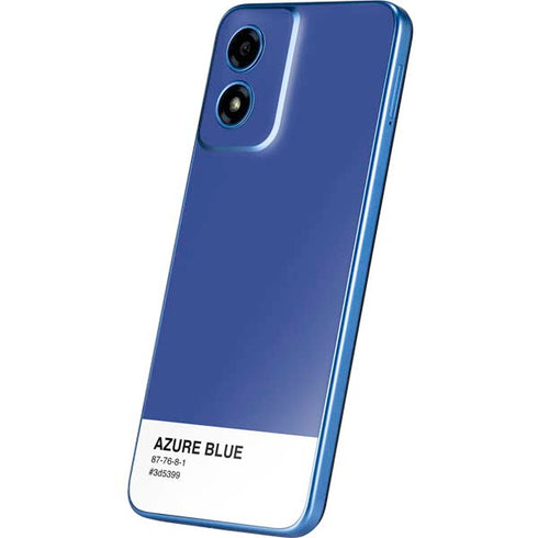 Azure Blue Moto G Play 4G (2024) Skin