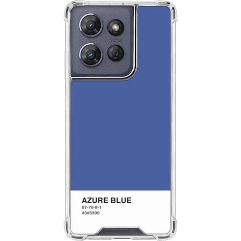 Azure Blue Moto G Power 5G (2025) Clear Case