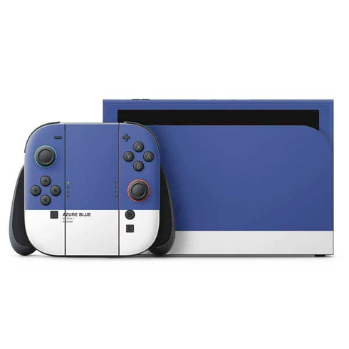 Azure Blue Nintendo Skins
