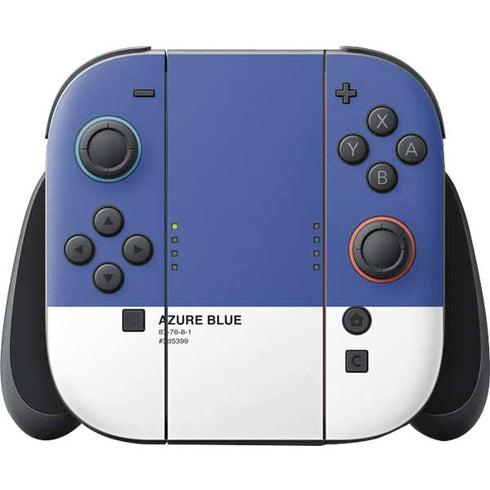 Azure Blue Nintendo Skins