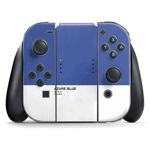 Azure Blue Nintendo Skins