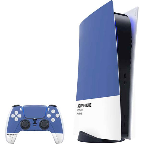 Azure Blue PlayStation PS5 Skins
