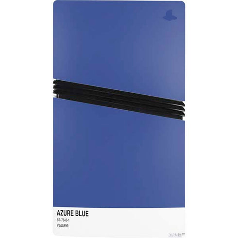 Azure Blue PS5 Pro Console Skin