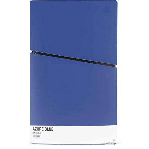 Azure Blue PS5 Slim Digital Edition Console Skin