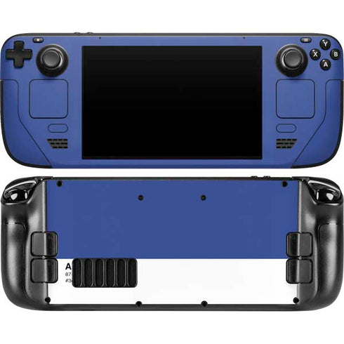 Azure Blue Steam Deck Handheld Gaming Computer OLED Skin