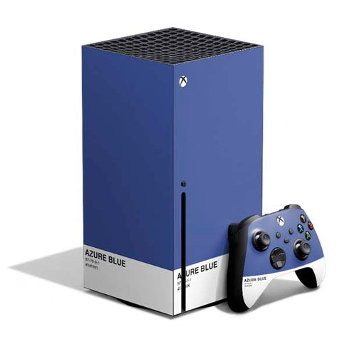Azure Blue Xbox Series X Skins