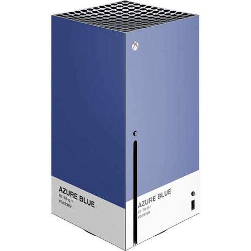Azure Blue Xbox Series X Skins