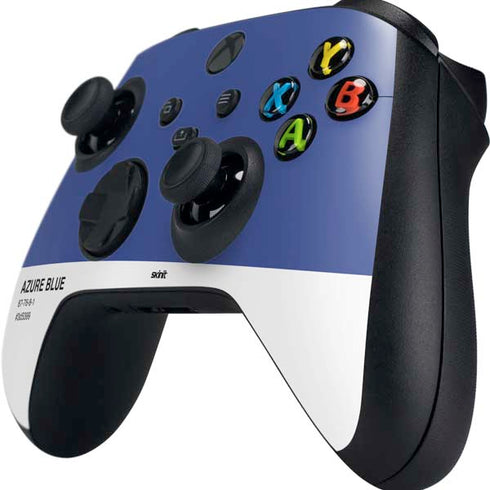 Azure Blue Xbox Series X Controller Skin