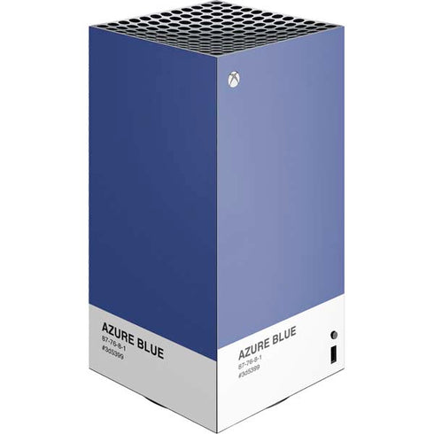 Azure Blue XBox Series X Digital Edition Console Skin