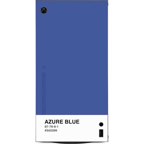 Azure Blue XBox Series X Digital Edition Console Skin