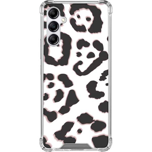 B&W Leopard Gabb Phone 4 Clear Case