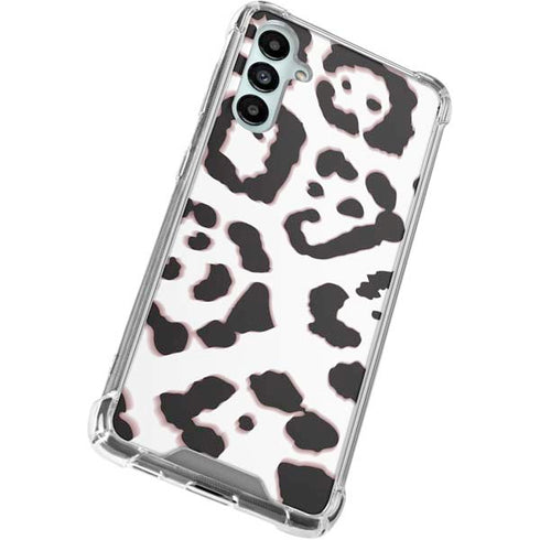 B&W Leopard Gabb Phone 4 Clear Case