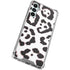 B&W Leopard Gabb Phone 4 Clear Case