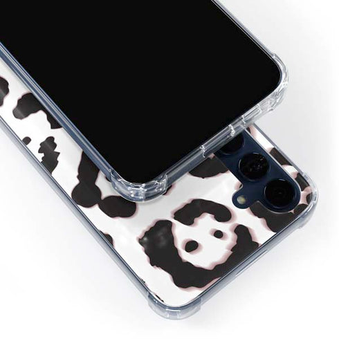 B&W Leopard Galaxy A35 5G Clear Case
