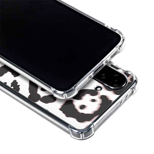 B&W Leopard Galaxy A36 5G Clear Case