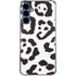 B&W Leopard Galaxy A55 5G Clear Case