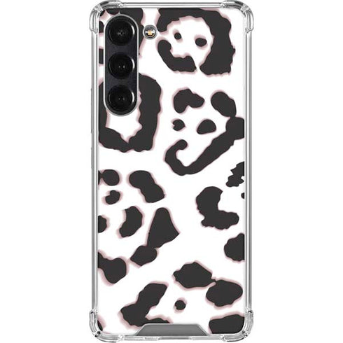 B&W Leopard Galaxy S24 FE Clear Case