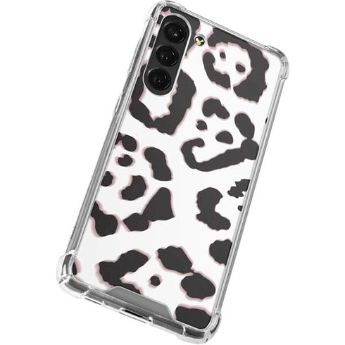 B&W Leopard Galaxy S24 FE Clear Case