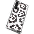 B&W Leopard Galaxy S24 FE Clear Case