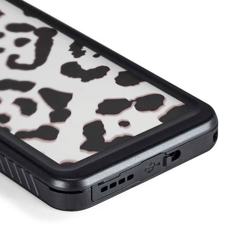 B&W Leopard Galaxy S24 Plus Waterproof Case