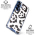 B&W Leopard Galaxy S25 Plus Clear Case