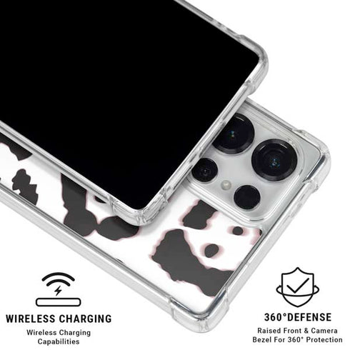 B&W Leopard Galaxy S25 Ultra Clear Case