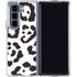 B&W Leopard Galaxy Z Fold5 5G Clear Case