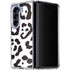 B&W Leopard Galaxy Z Fold5 5G Clear Case