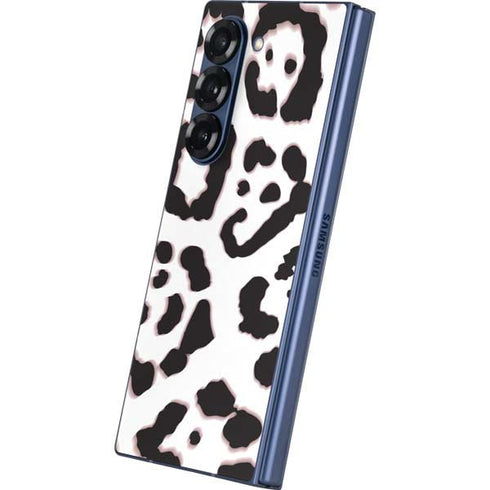 B&W Leopard Galaxy Z Fold6 Skin