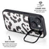 B&W Leopard iPhone 13 Kickstand Case