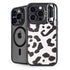 B&W Leopard iPhone 13 Pro Kickstand Case