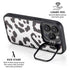 B&W Leopard iPhone 13 Pro Kickstand Case