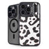 B&W Leopard iPhone 13 Pro Max Kickstand Case