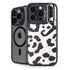 B&W Leopard iPhone 14 Pro Kickstand Case