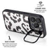 B&W Leopard iPhone 14 Pro Kickstand Case