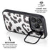 B&W Leopard iPhone 14 Pro Max Kickstand Case