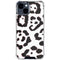 B&W Leopard iPhone 15 Clear Case