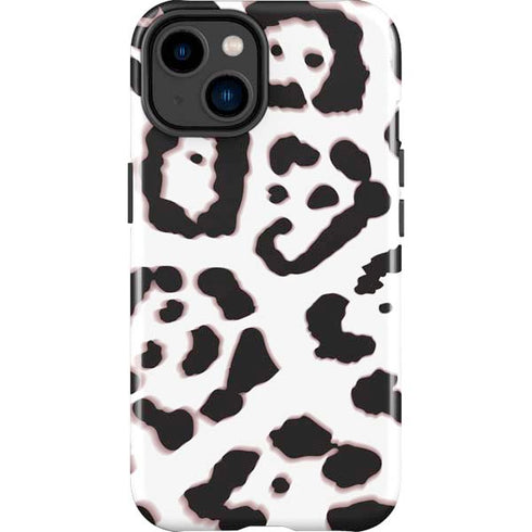 B&W Leopard iPhone 15 Impact Case