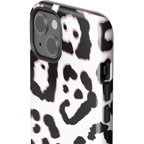 B&W Leopard iPhone 15 Impact Case