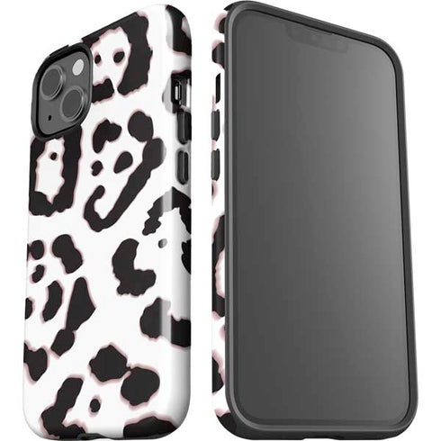 B&W Leopard iPhone 15 Impact Case