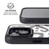 B&W Leopard iPhone 15 Kickstand Case