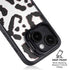 B&W Leopard iPhone 15 Plus Kickstand Case
