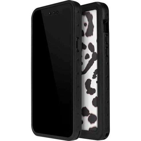 B&W Leopard iPhone 15 Plus Waterproof Case
