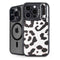 B&W Leopard iPhone 15 Pro Kickstand Case